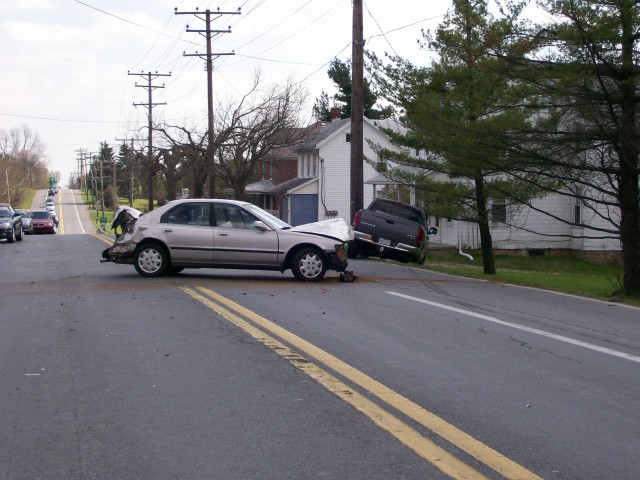 Multi-Car accident in front of 7-11 on Rt 30. April 13th, 2007